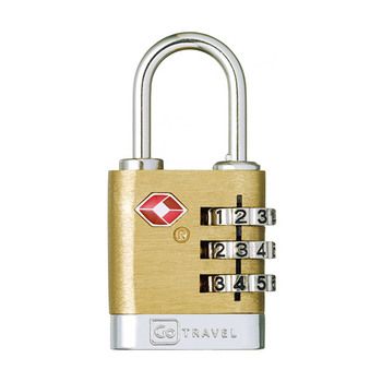 Go Travel TSA Brass Combination Padlock