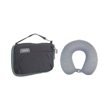 American Tourister Passport Holder & Neck Pillow Combo