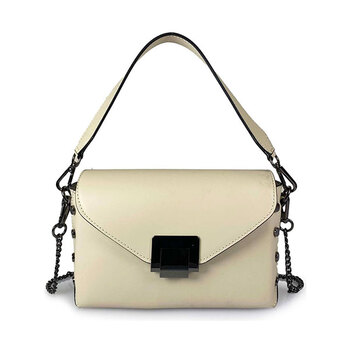 Emilio Masi Drawstring Leather Shoulder Bag