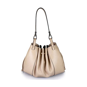 Lattemiele Drawstring Top Handle Leather Bag