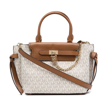 Michael Kors Monogram-Print Leather Satchel