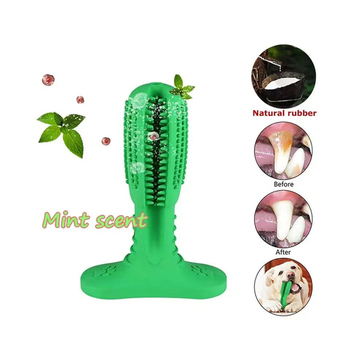 Kutiepaw Rubber Mint Scented Dog Chew and Toothbrush Toy